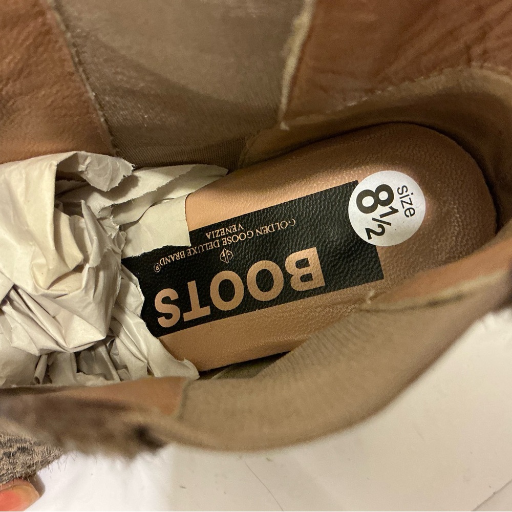 Golden Goose Brown Leopard Heeled Boots - Picture 9 of 10